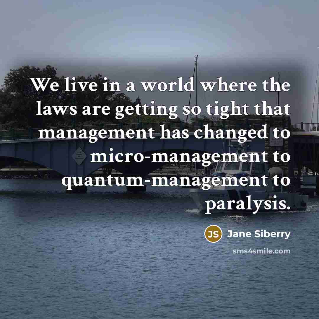 “We live in a world where the laws are getting…” quote by Jane Siberry