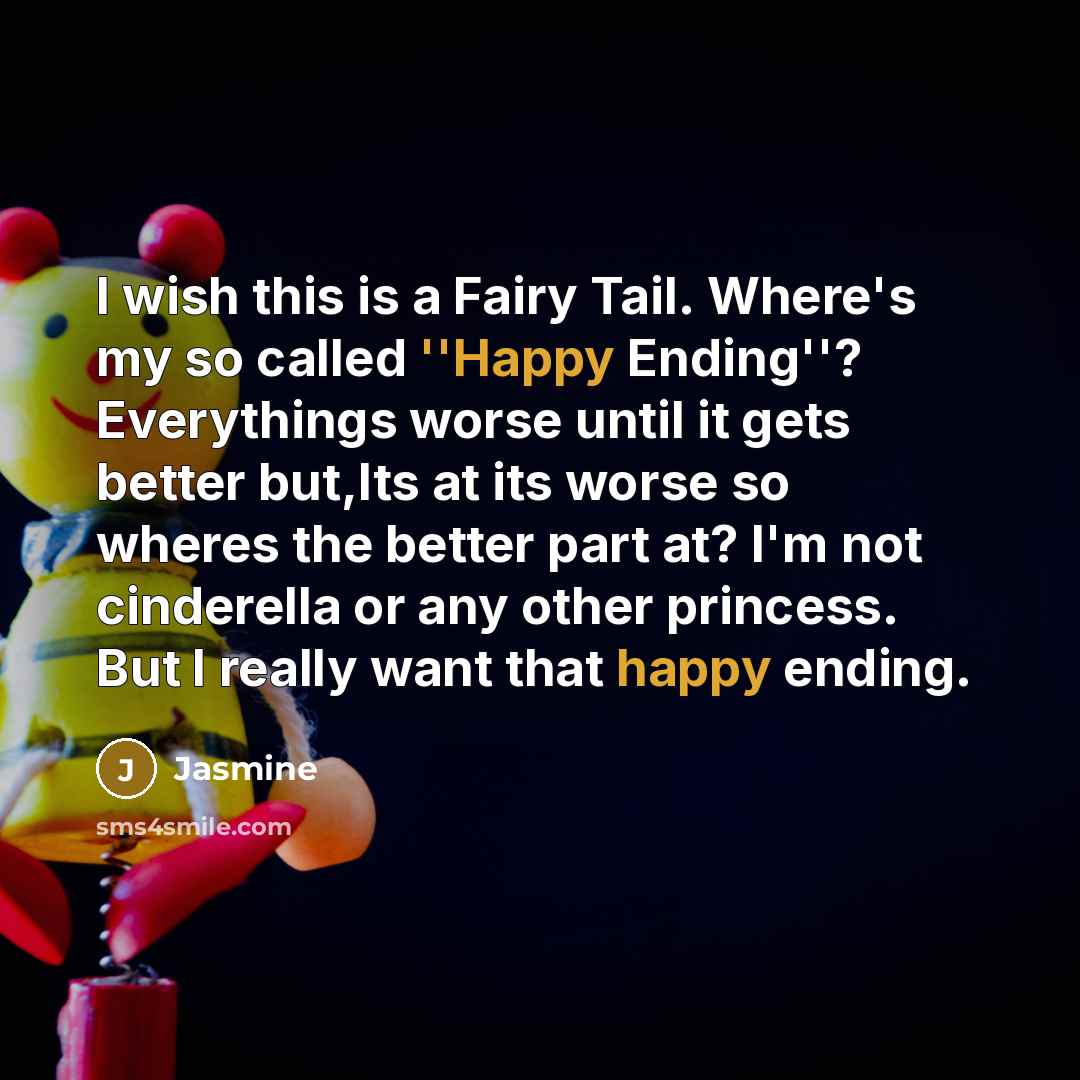 “I wish this is a Fairy Tail. Where's my so…” quote by Jasmine