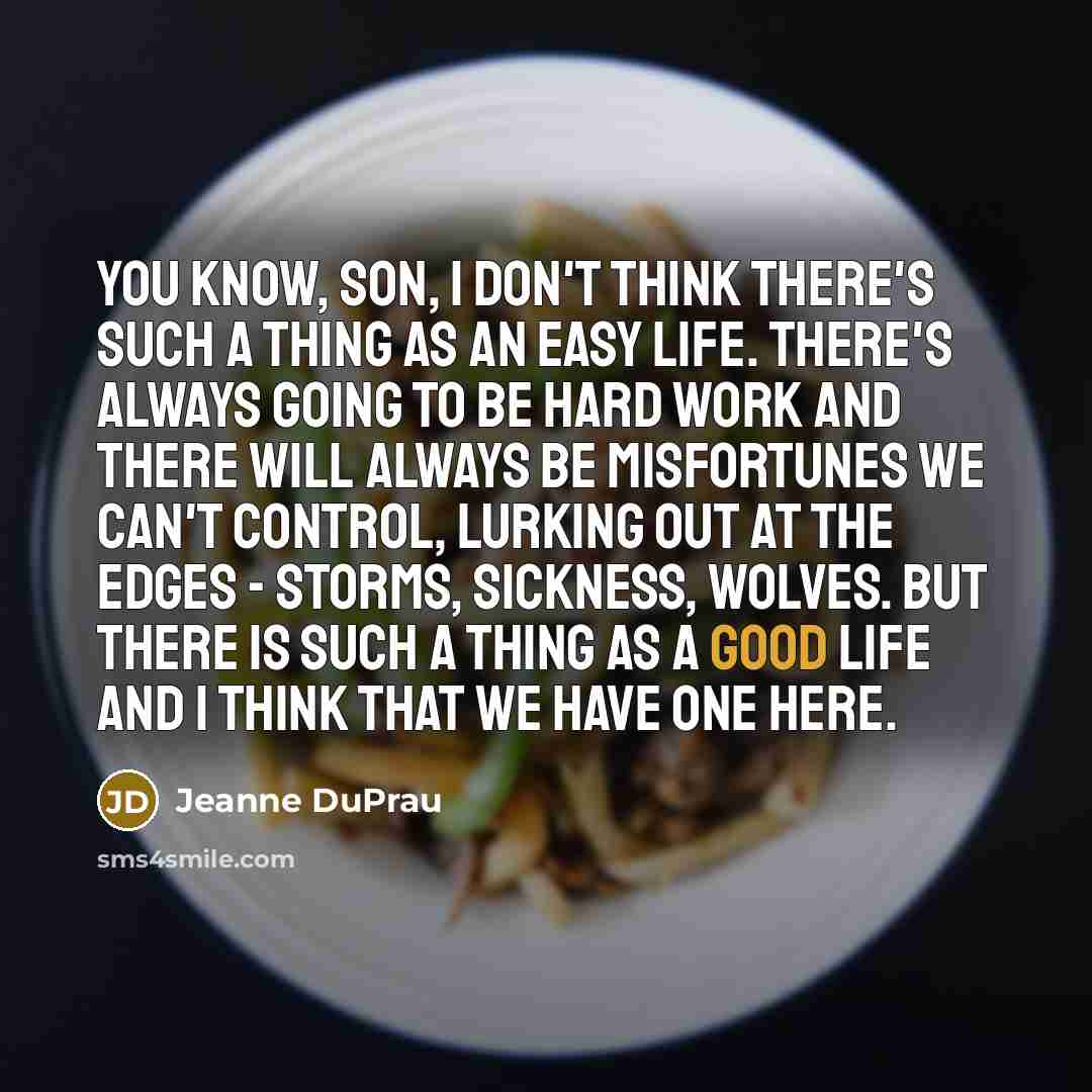 “You know, son, I don't think there's such a thing…” quote by Jeanne DuPrau