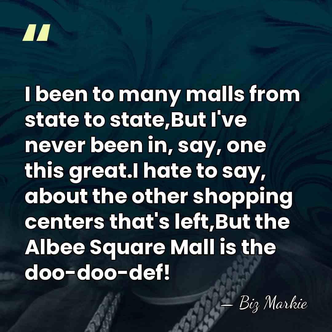 I been to many malls from state to state,But I've never been&hellip; - Biz Markie