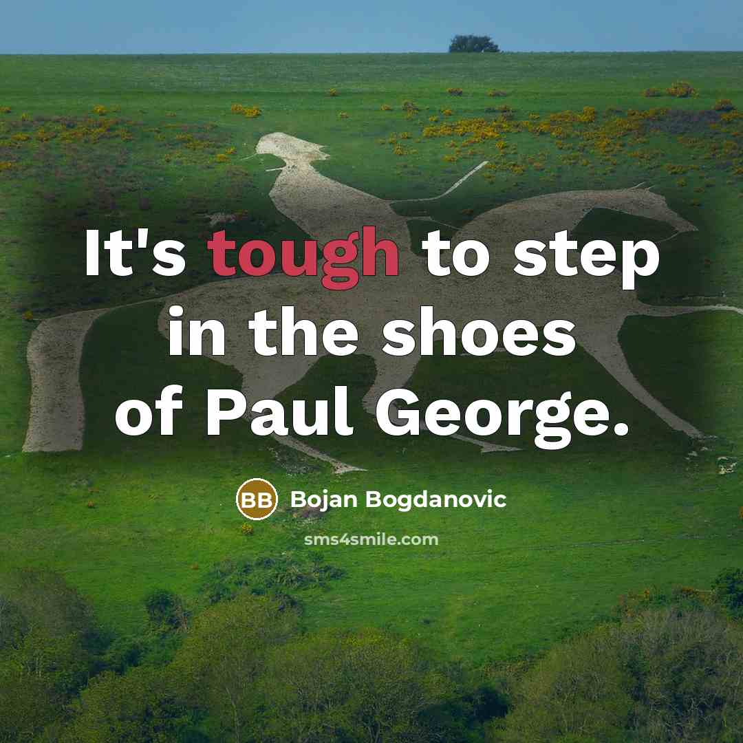 “It's tough to step in the shoes of Paul George.” quote by Bojan Bogdanovic