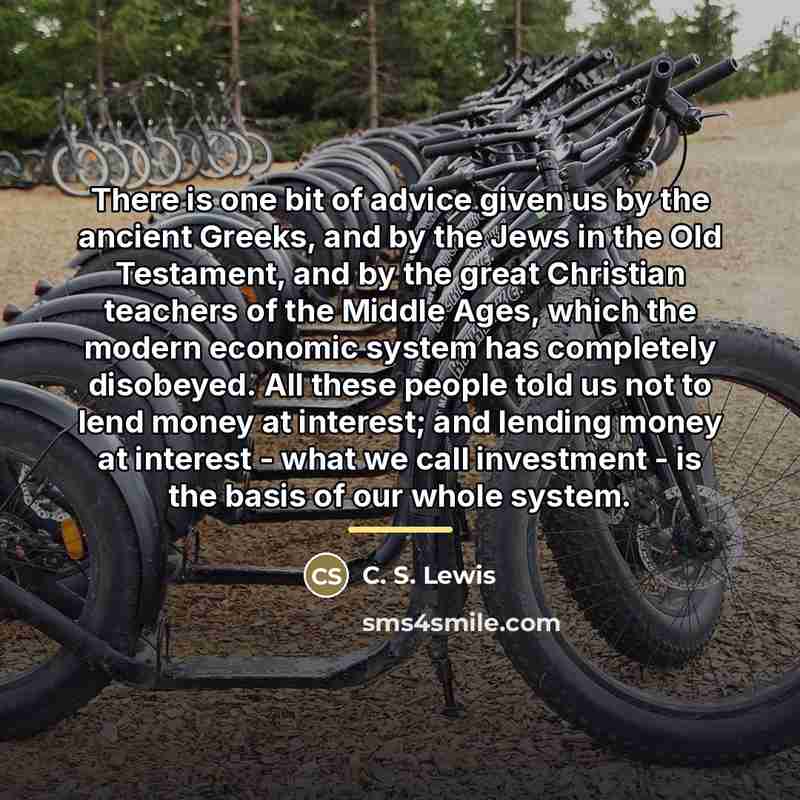“There is one bit of advice given us by the…” quote by C. S. Lewis