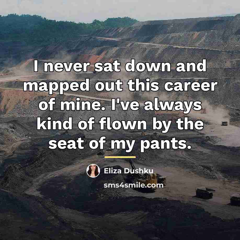 “I never sat down and mapped out this career of…” quote by Eliza Dushku