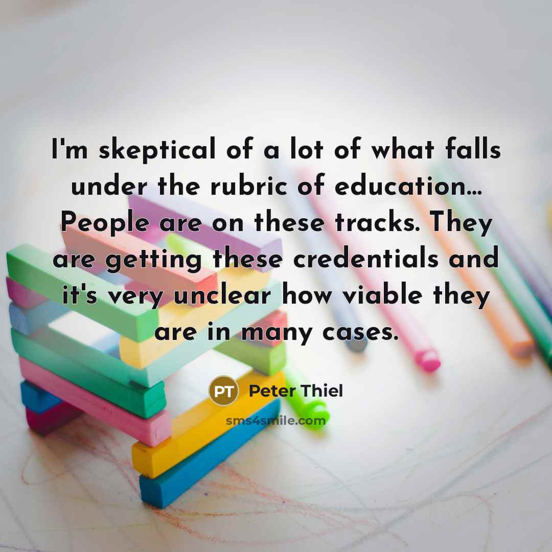 “I'm skeptical of a lot of what falls under the…” quote by Peter Thiel