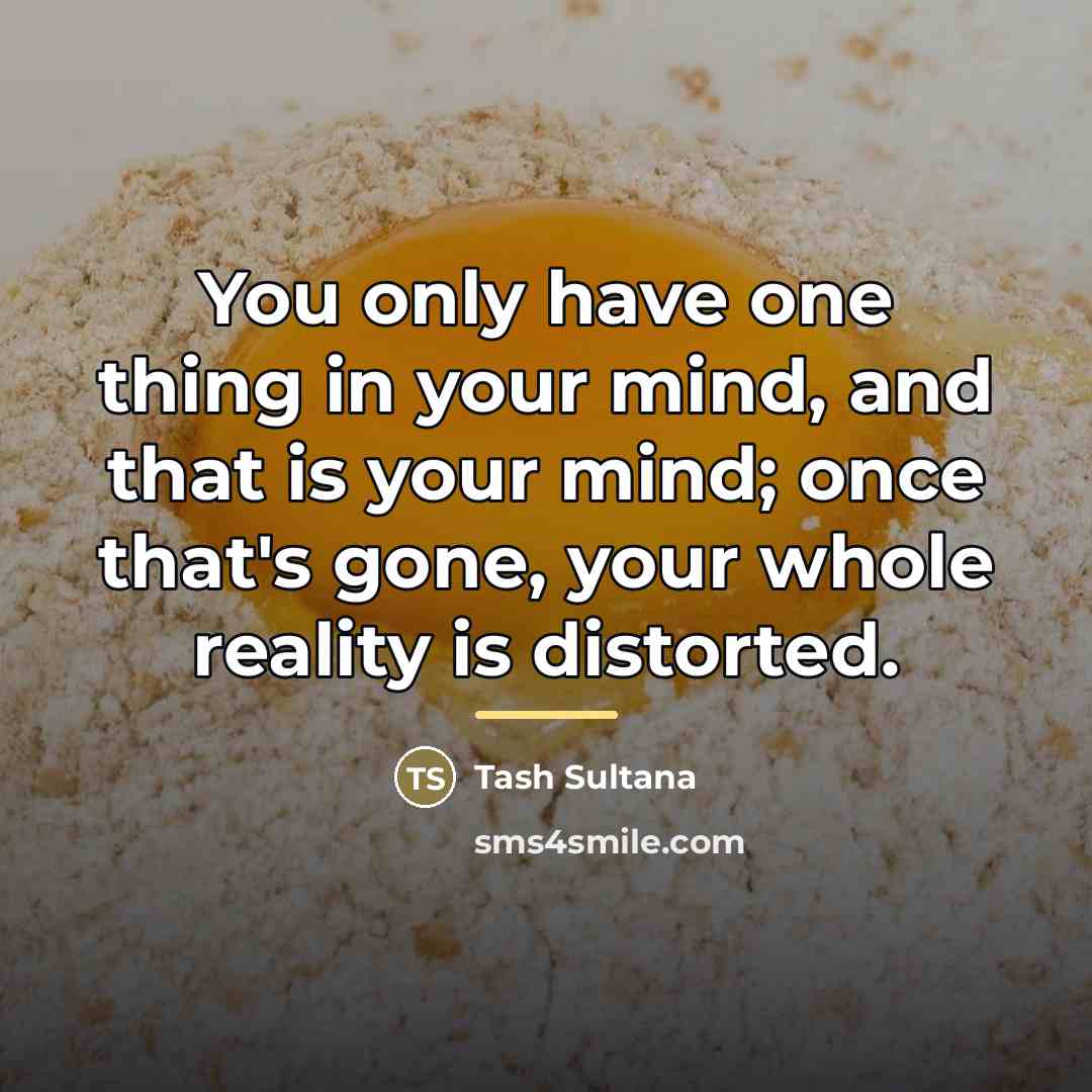 “You only have one thing in your mind, and that…” quote by Tash Sultana