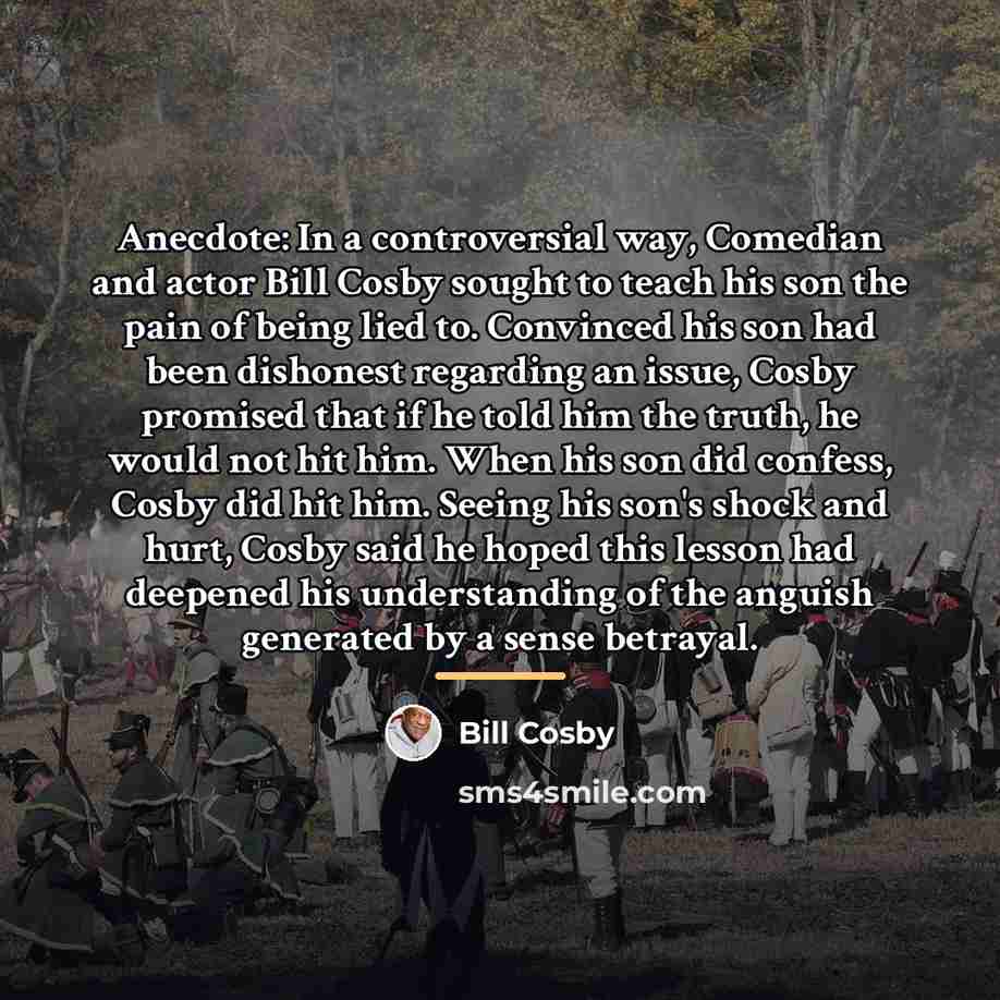 “Anecdote: In a controversial way, Comedian and actor Bill Cosby…” quote by Bill Cosby