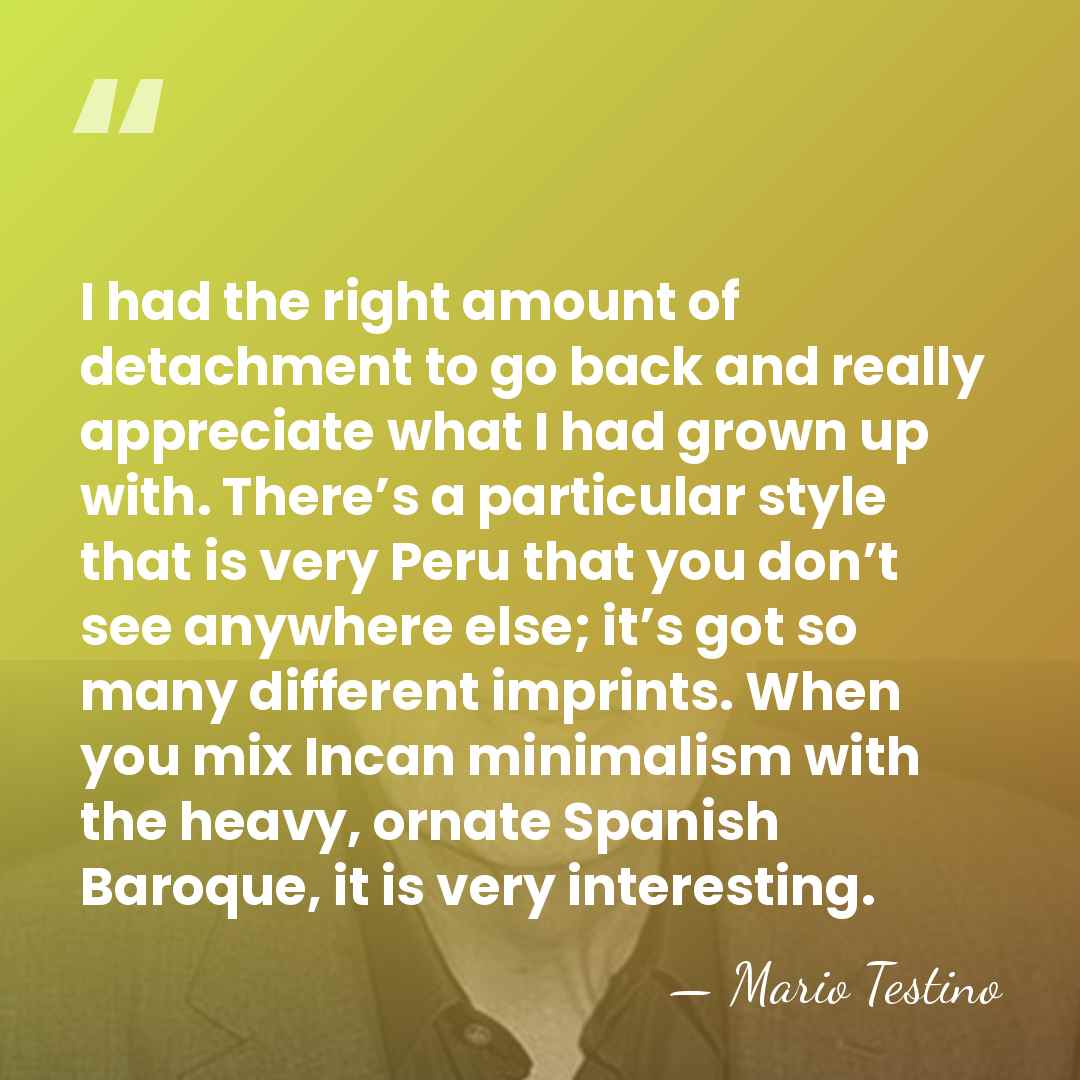 I had the right amount of detachment to go back and really&hellip; - Mario Testino