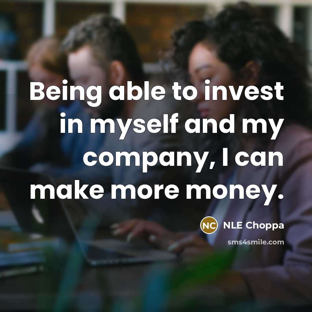 “Being able to invest in myself and my company, I…” quote by NLE Choppa