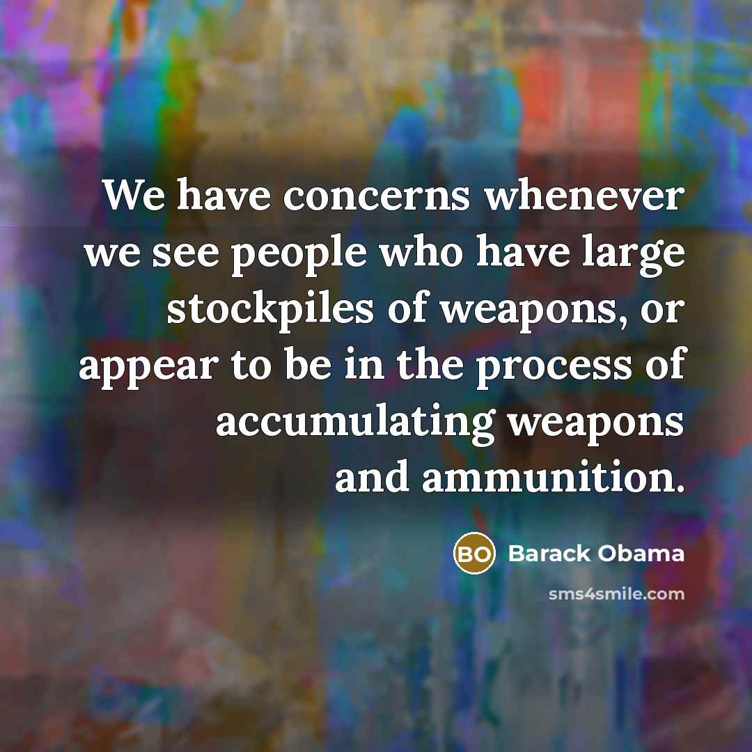 “We have concerns whenever we see people who have large…” quote by Barack Obama