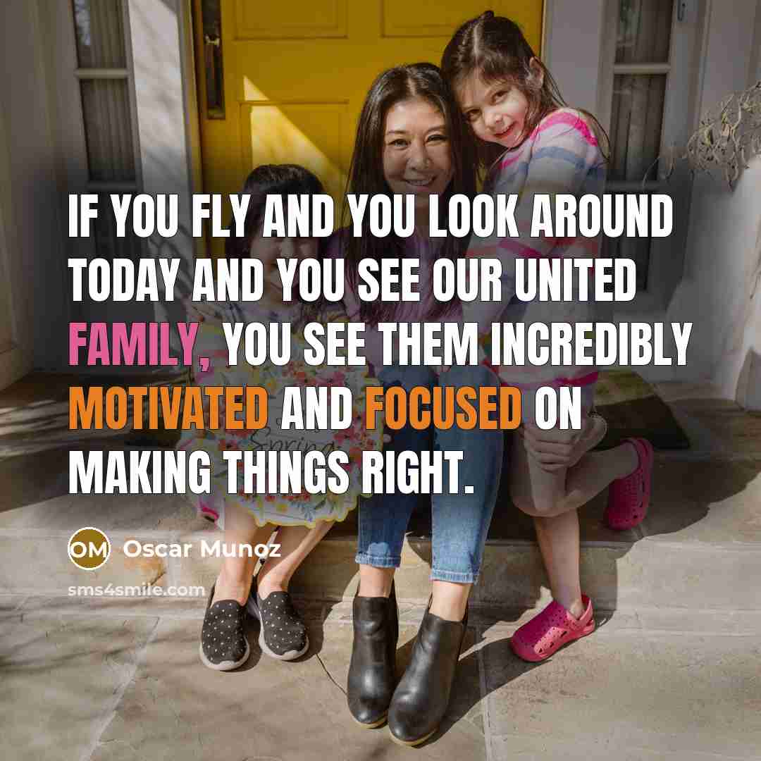 “If you fly and you look around today and you…” quote by Oscar Munoz