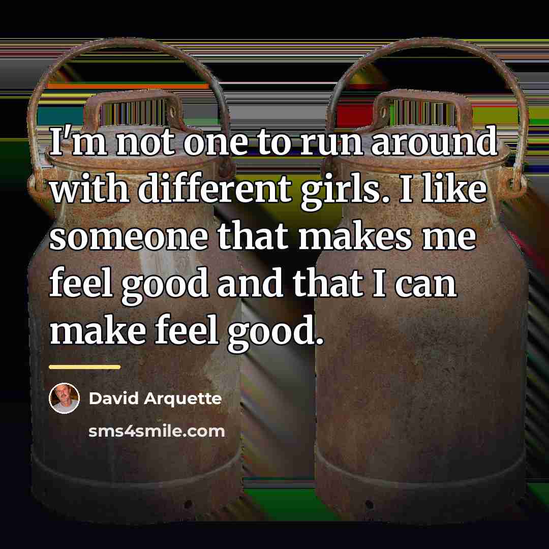 “I'm not one to run around with different girls. I…” quote by David Arquette