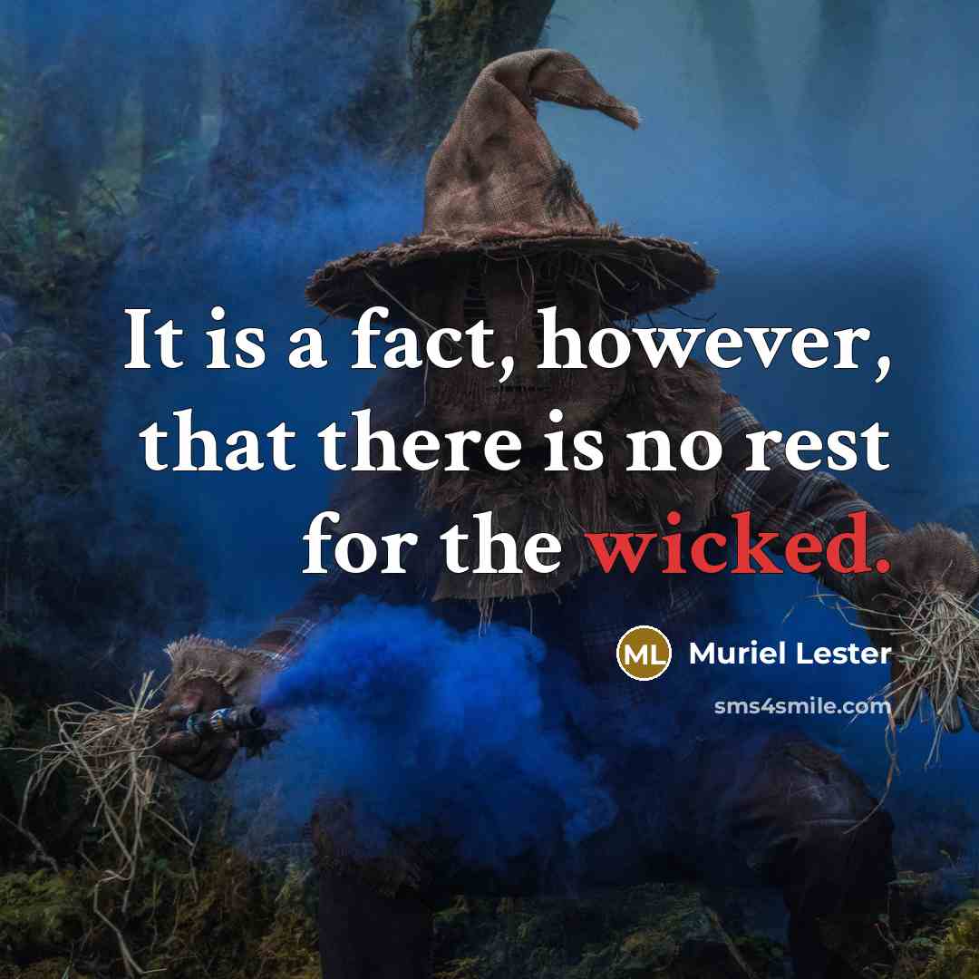 “It is a fact, however, that there is no rest…” quote by Muriel Lester