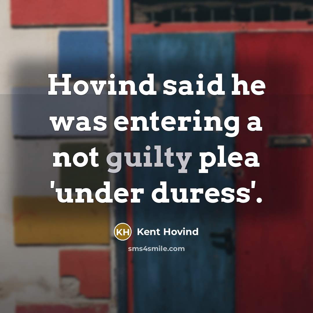 “Hovind said he was entering a not guilty plea 'under…” quote by Kent Hovind