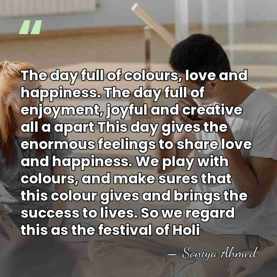 The day full of colours, love and happiness. The day full of&hellip; - Soniya Ahmed