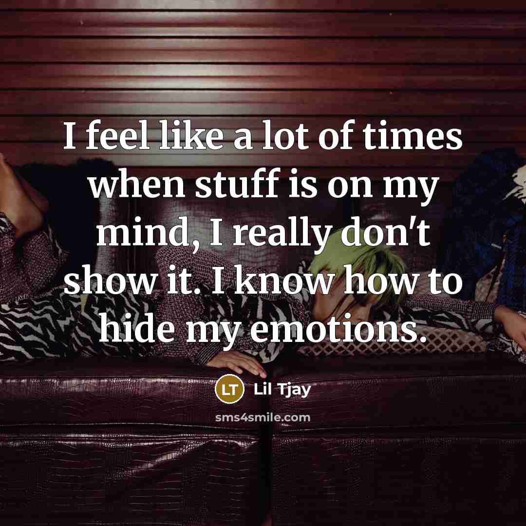 “I feel like a lot of times when stuff is…” quote by Lil Tjay