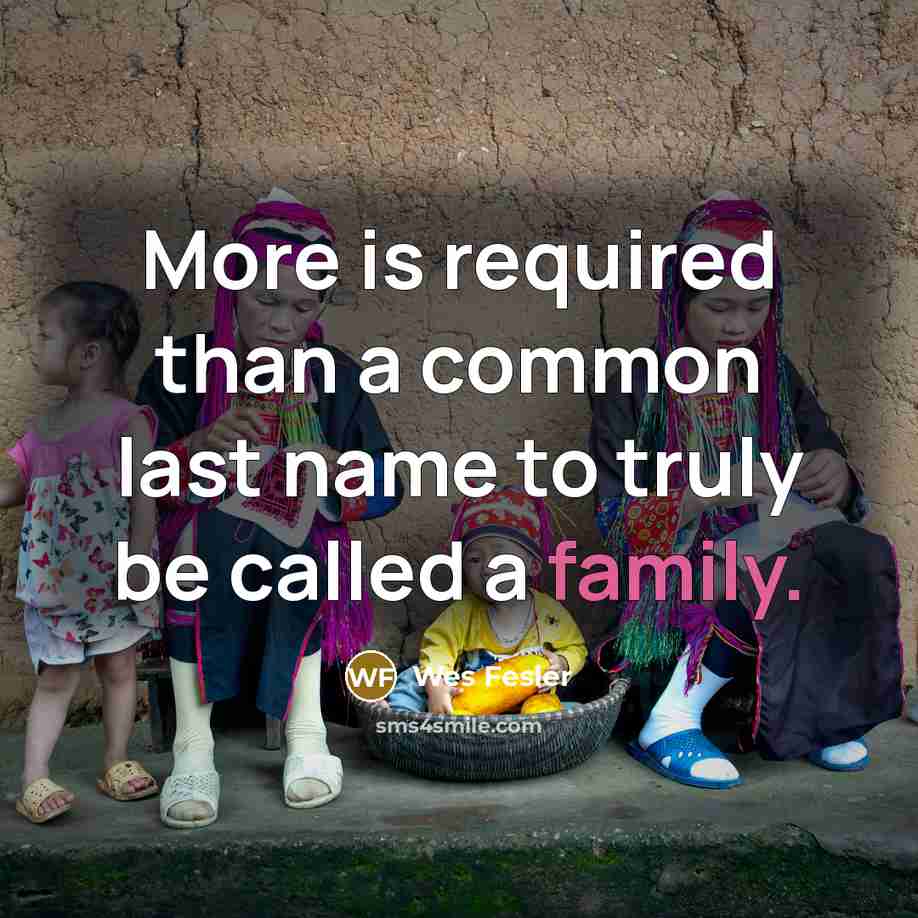 “More is required than a common last name to truly…” quote by Wes Fesler
