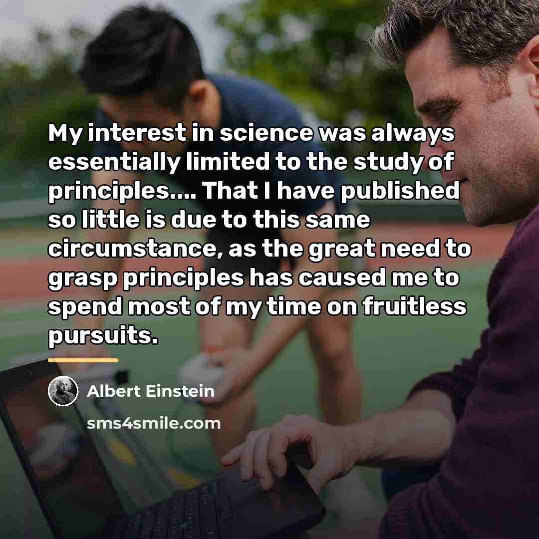 “My interest in science was always essentially limited to the…” quote by Albert Einstein
