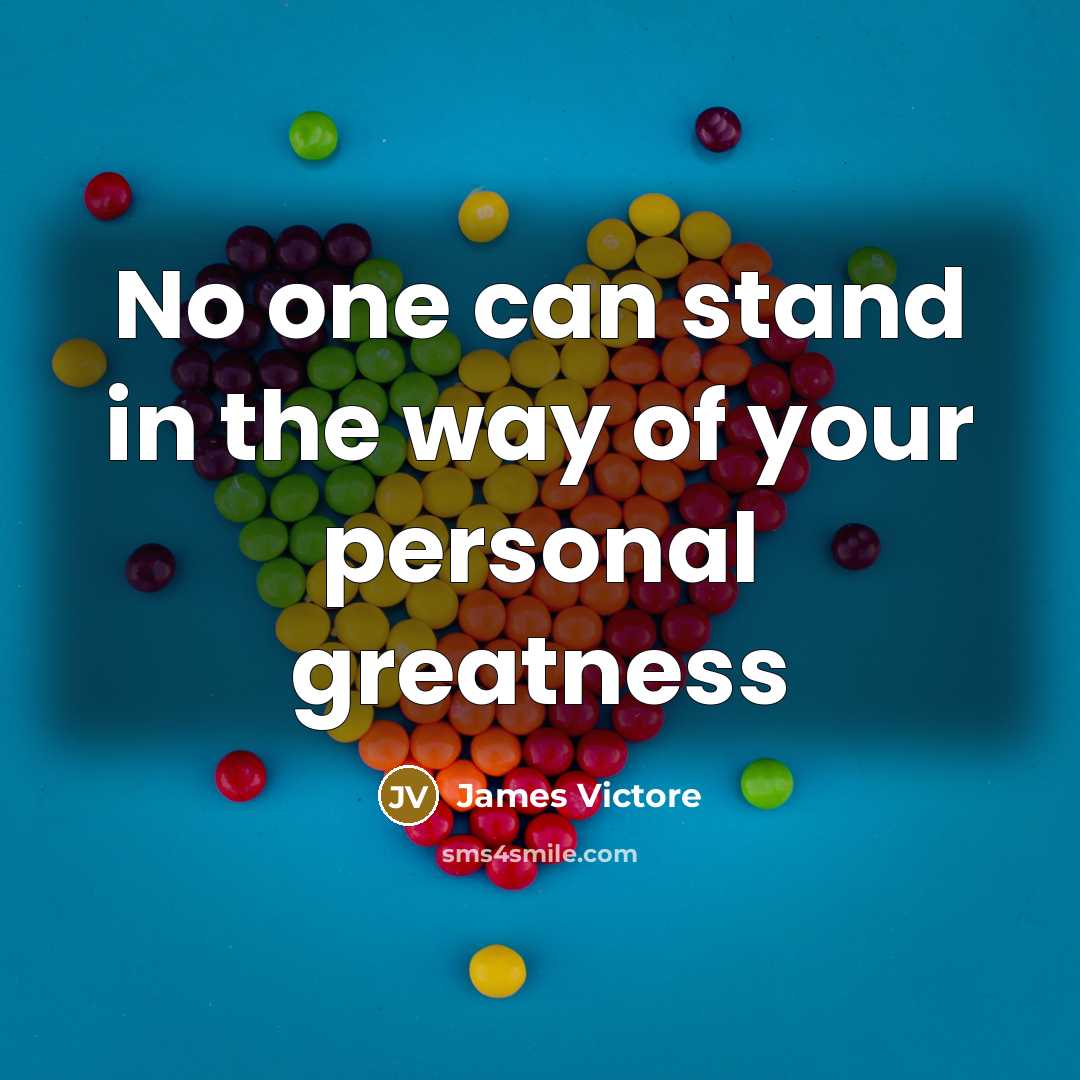 “No one can stand in the way of your personal…” quote by James Victore