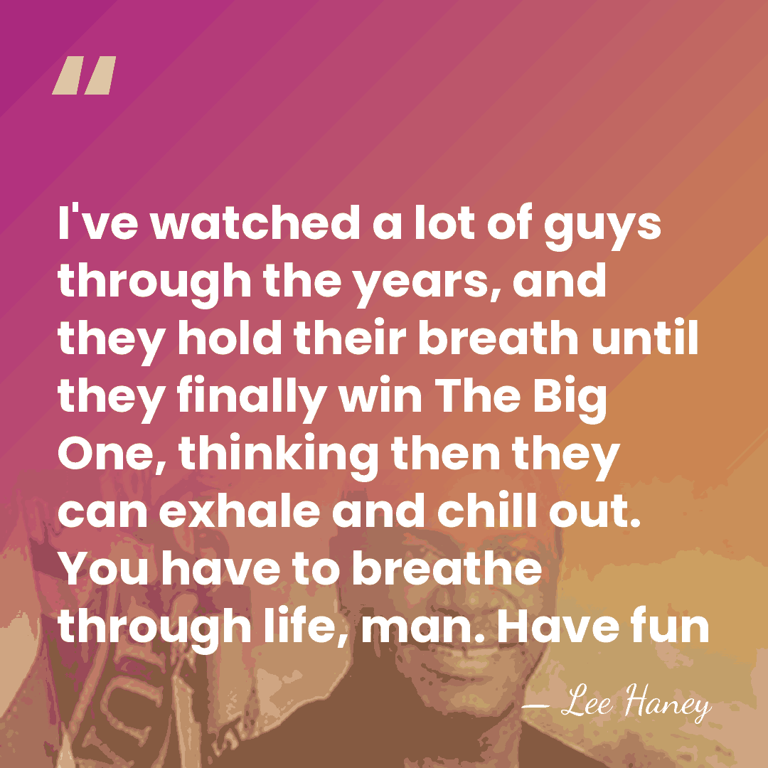 I've watched a lot of guys through the years, and they hold&hellip; - Lee Haney