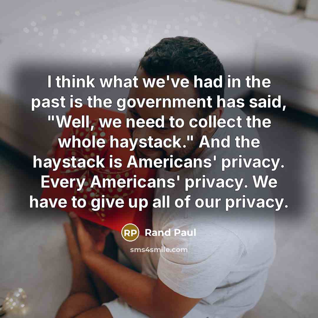 “I think what we've had in the past is the…” quote by Rand Paul