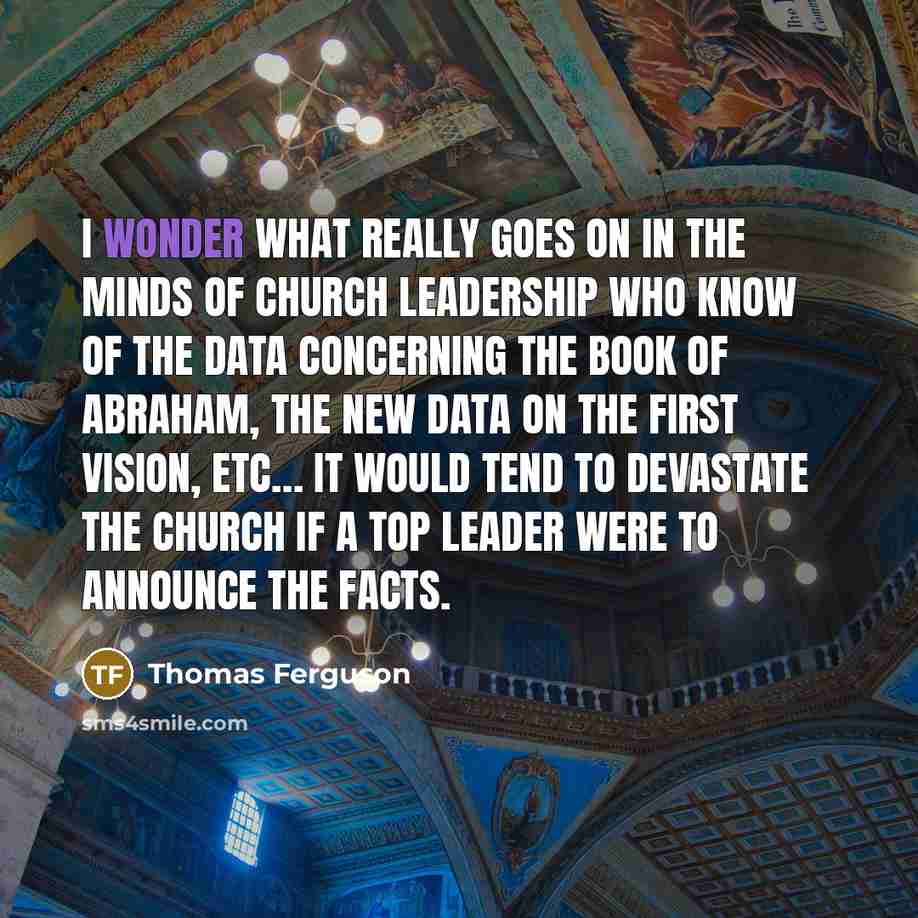 “I wonder what really goes on in the minds of…” quote by Thomas Ferguson