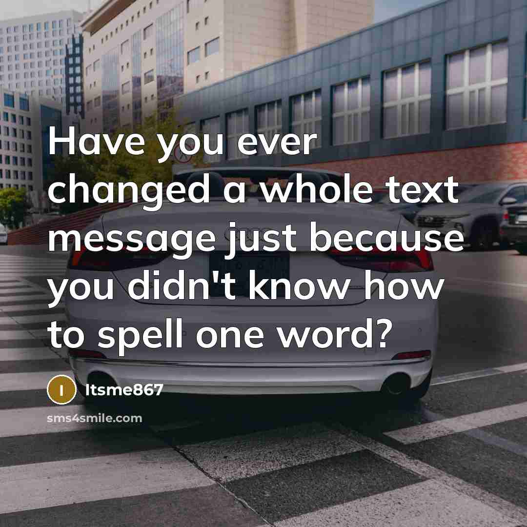 “Have you ever changed a whole text message just because…” quote by Itsme867