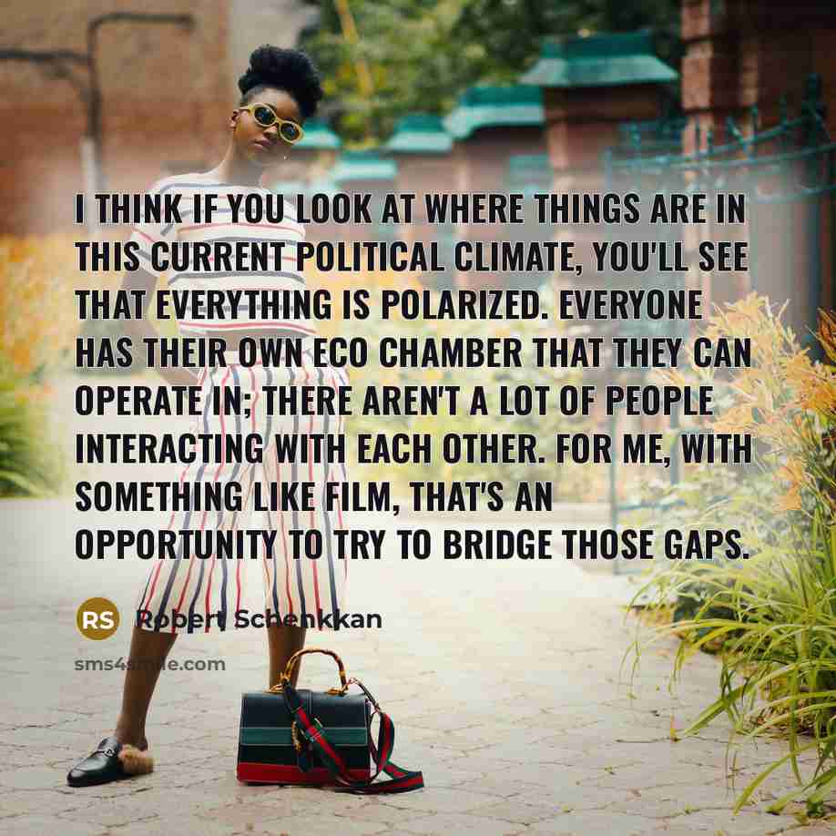 “I think if you look at where things are in…” quote by Robert Schenkkan