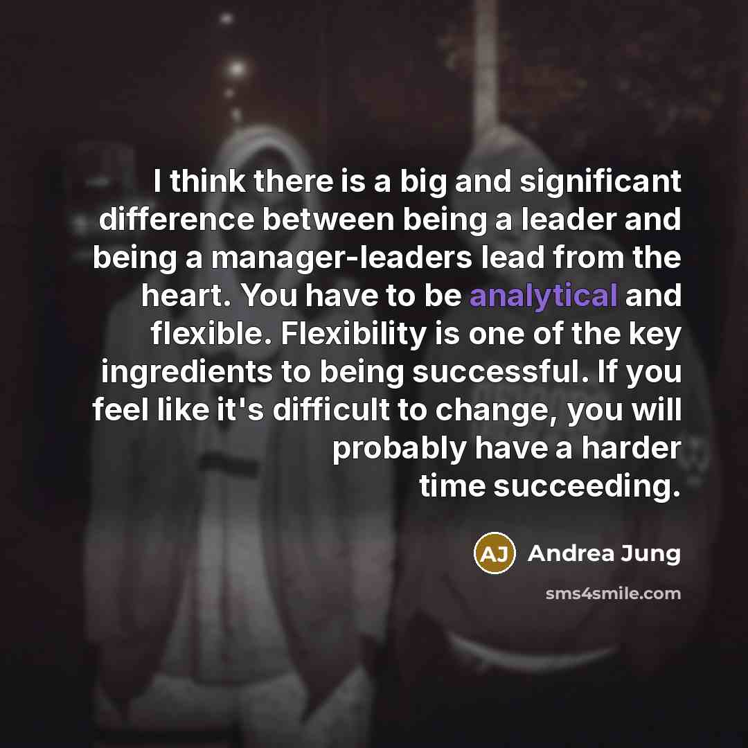 “I think there is a big and significant difference between…” quote by Andrea Jung
