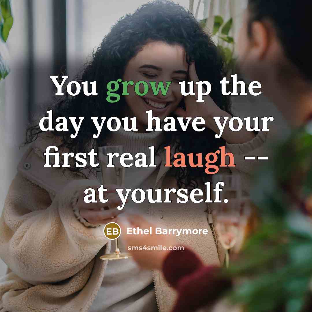 “You grow up the day you have your first real…” quote by Ethel Barrymore