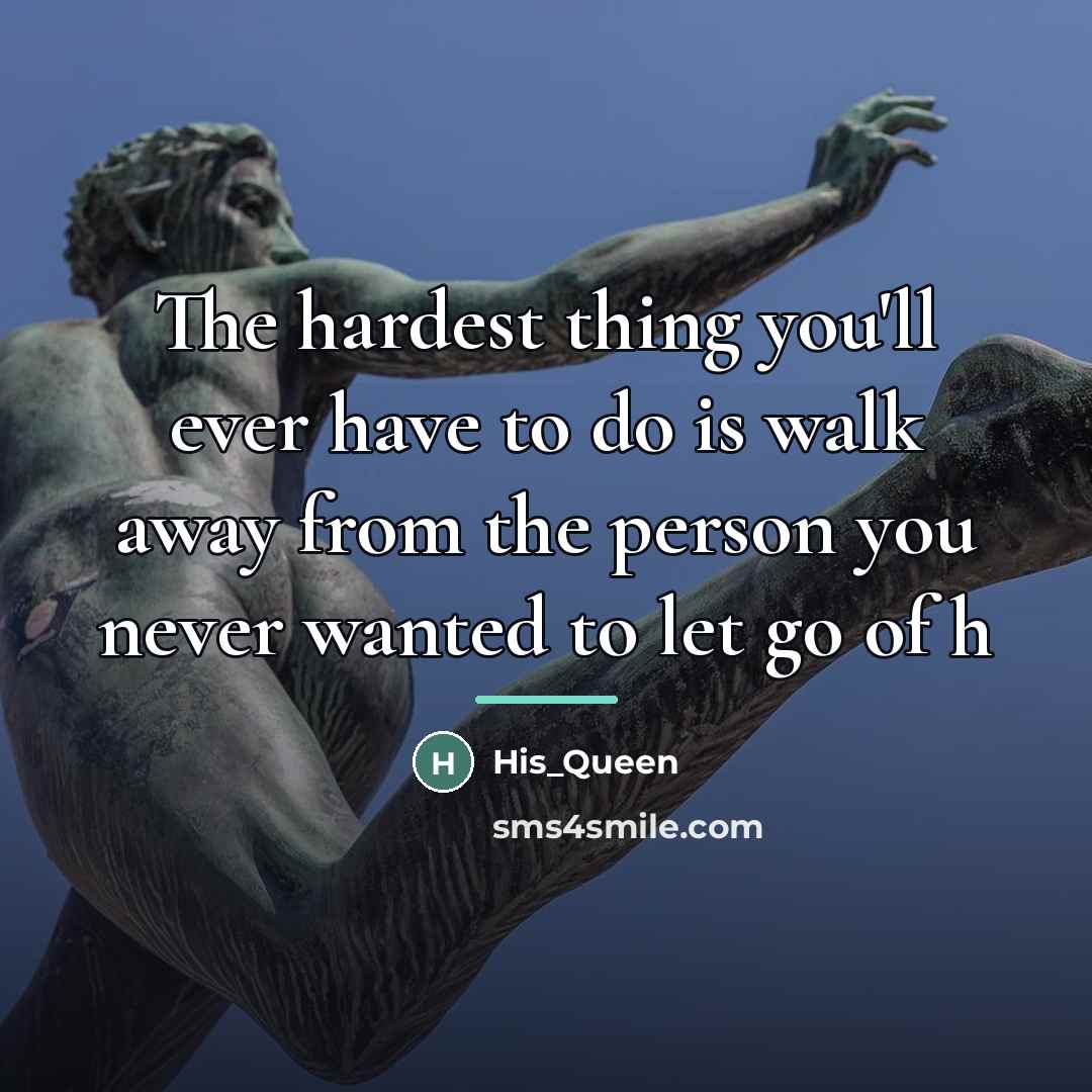 “The hardest thing you'll ever have to do is walk…” quote by His_Queen