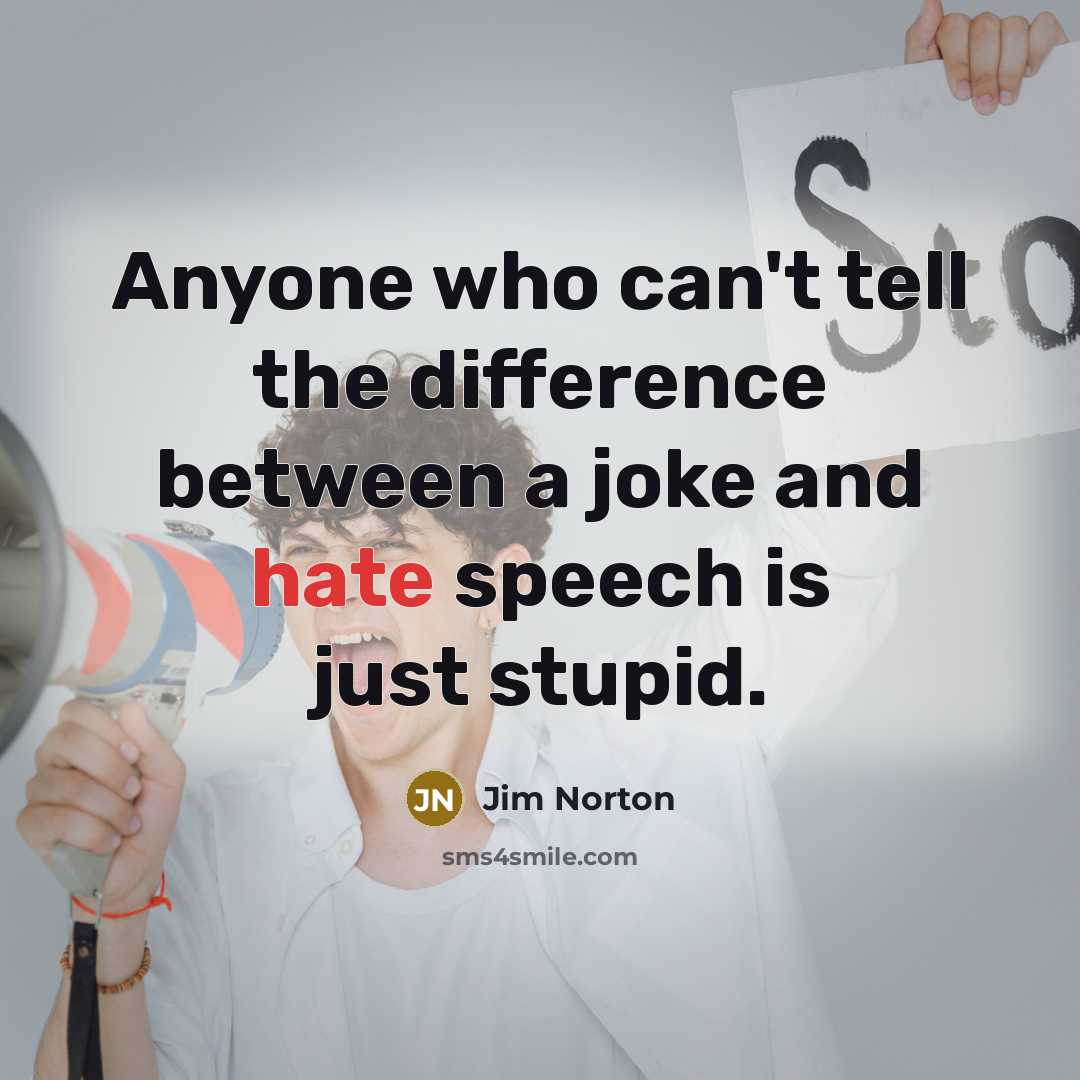 “Anyone who can't tell the difference between a joke and…” quote by Jim Norton