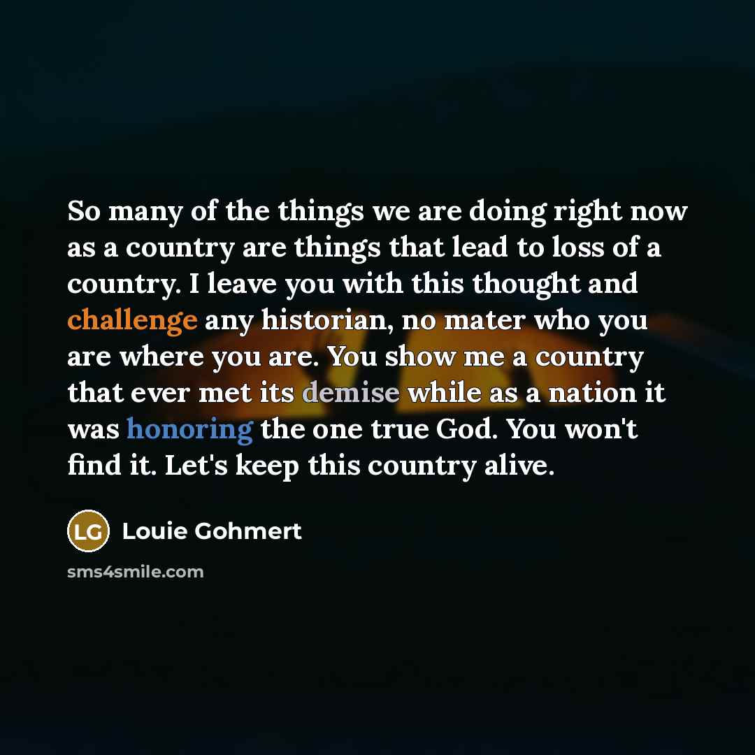 “So many of the things we are doing right now…” quote by Louie Gohmert