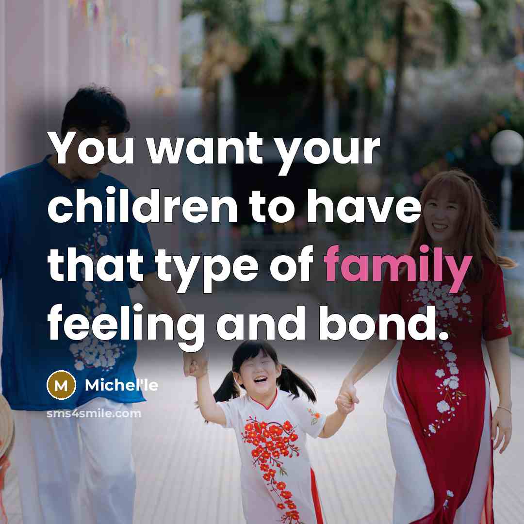 “You want your children to have that type of family…” quote by Michel'le