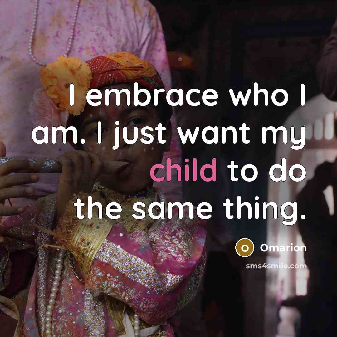 “I embrace who I am. I just want my child…” quote by Omarion