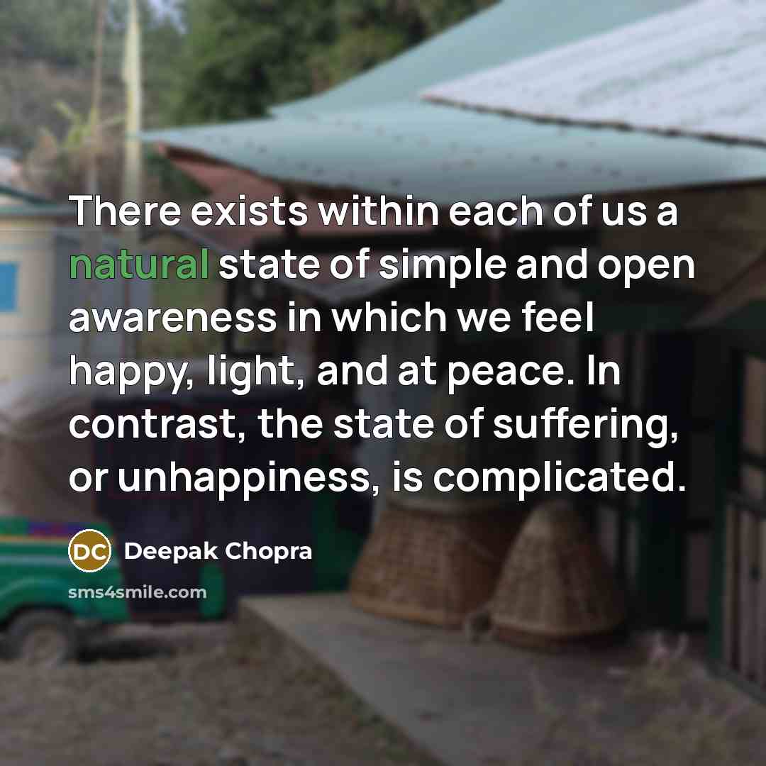 “There exists within each of us a natural state of…” quote by Deepak Chopra