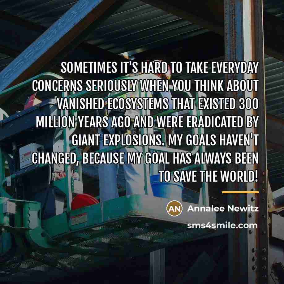 “Sometimes it's hard to take everyday concerns seriously when you…” quote by Annalee Newitz