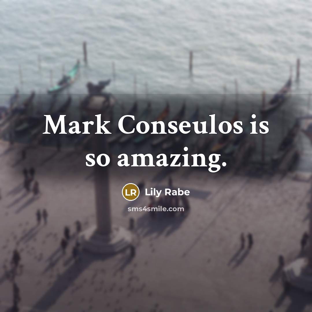 “Mark Conseulos is so amazing.…” quote by Lily Rabe