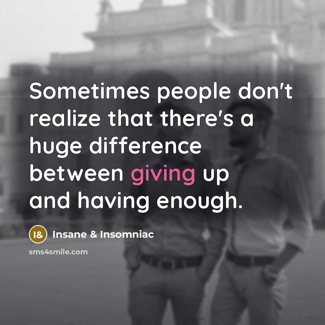 “Sometimes people don't realize that there's a huge difference between…” quote by Insane & Insomniac