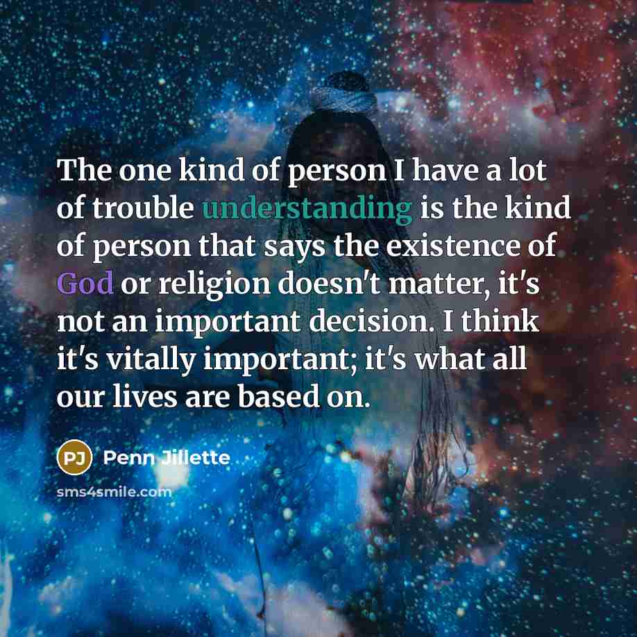 “The one kind of person I have a lot of…” quote by Penn Jillette