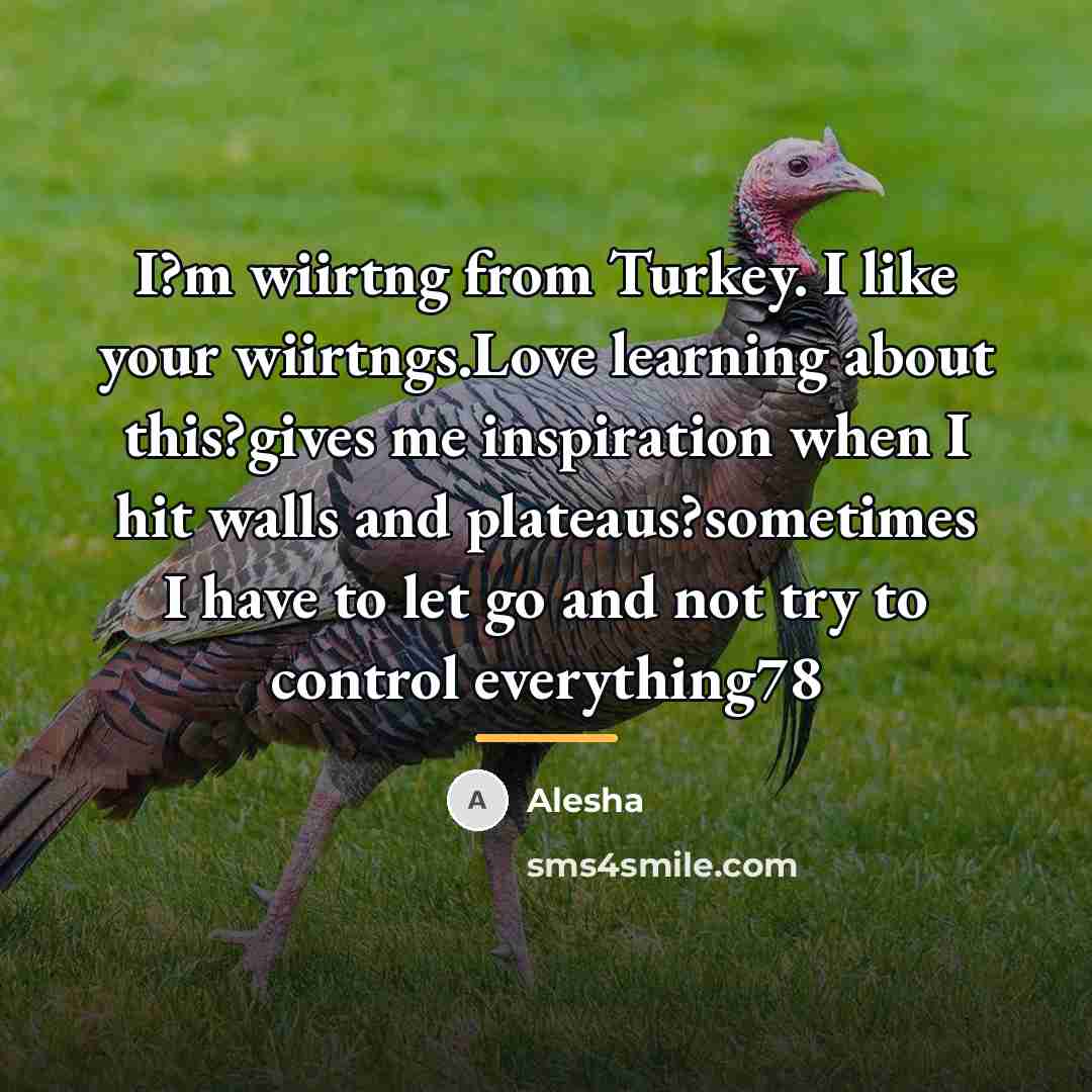 “I?m wiirtng from Turkey. I like your wiirtngs.Love learning about…” quote by Alesha