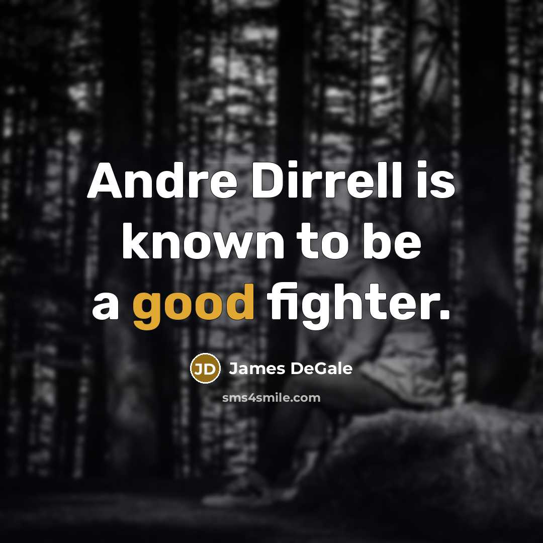 “Andre Dirrell is known to be a good fighter.…” quote by James DeGale