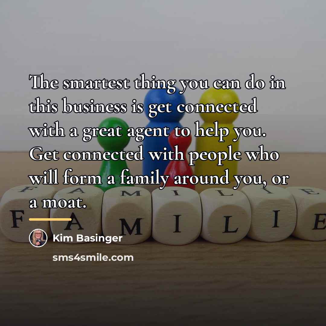 “The smartest thing you can do in this business is…” quote by Kim Basinger