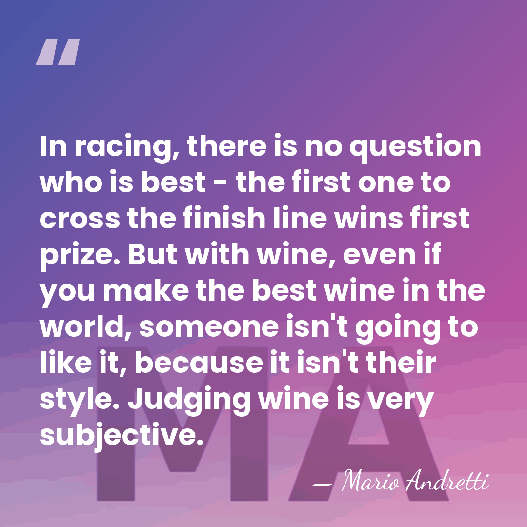 In racing, there is no question who is best - the first&hellip; - Mario Andretti