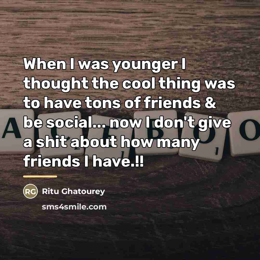 “When I was younger I thought the cool thing was…” quote by Ritu Ghatourey