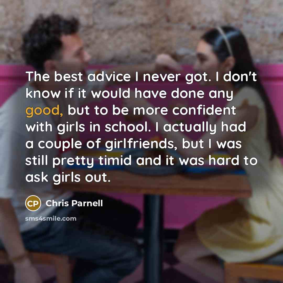 “The best advice I never got. I don't know if…” quote by Chris Parnell
