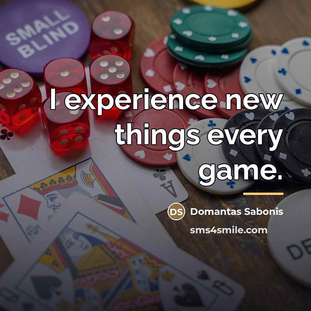 “I experience new things every game.…” quote by Domantas Sabonis