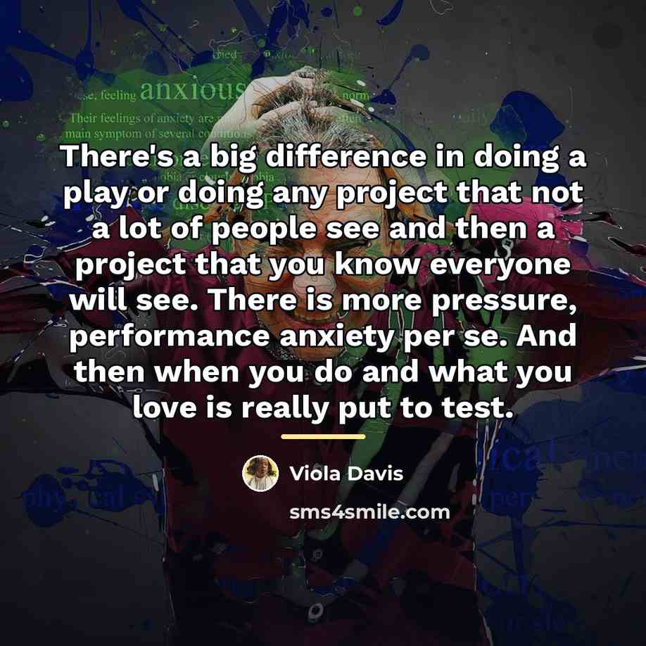 “There's a big difference in doing a play or doing…” quote by Viola Davis