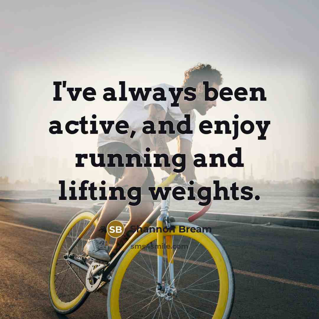 “I've always been active, and enjoy running and lifting weights.…” quote by Shannon Bream