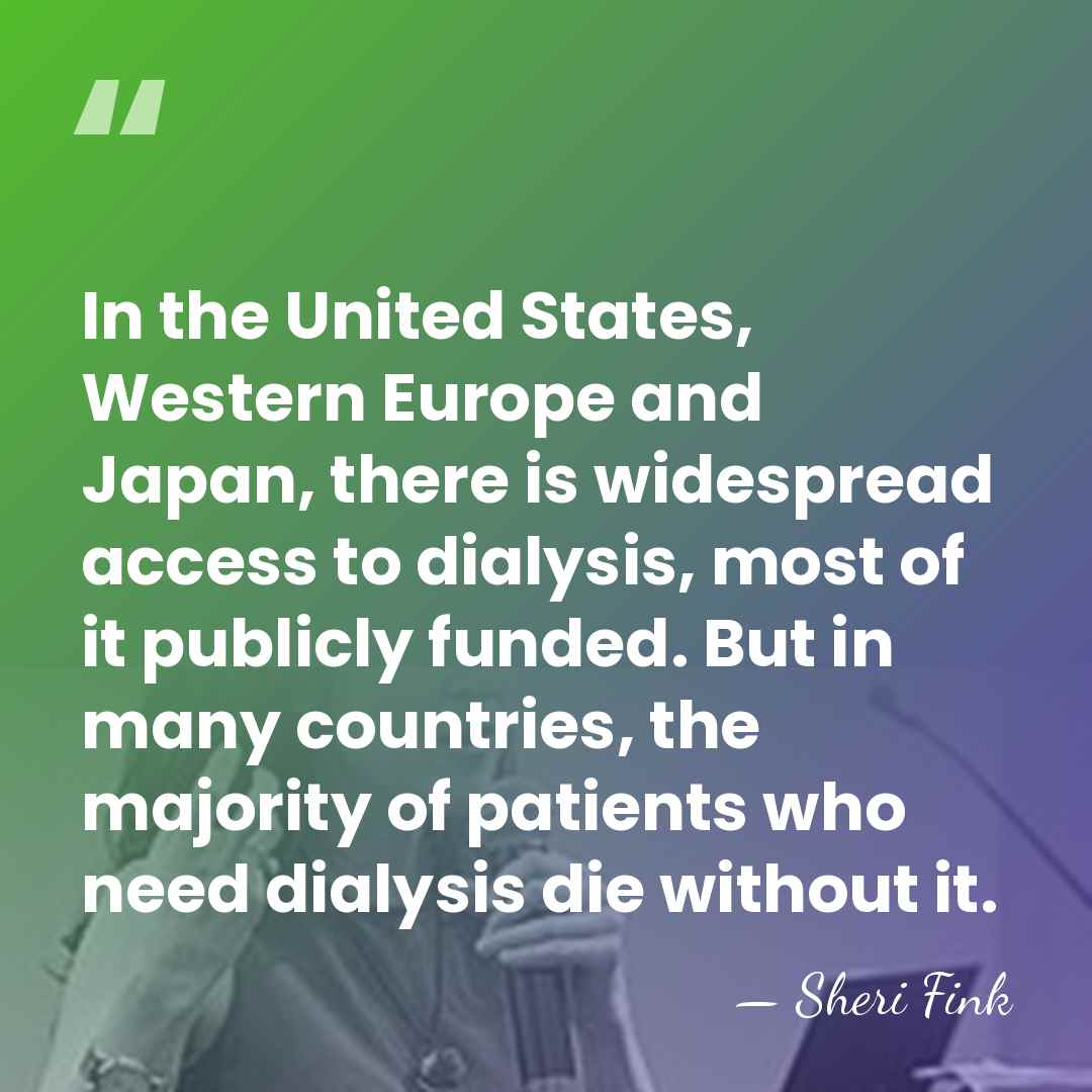 In the United States, Western Europe and Japan, there is widespread access&hellip; - Sheri Fink