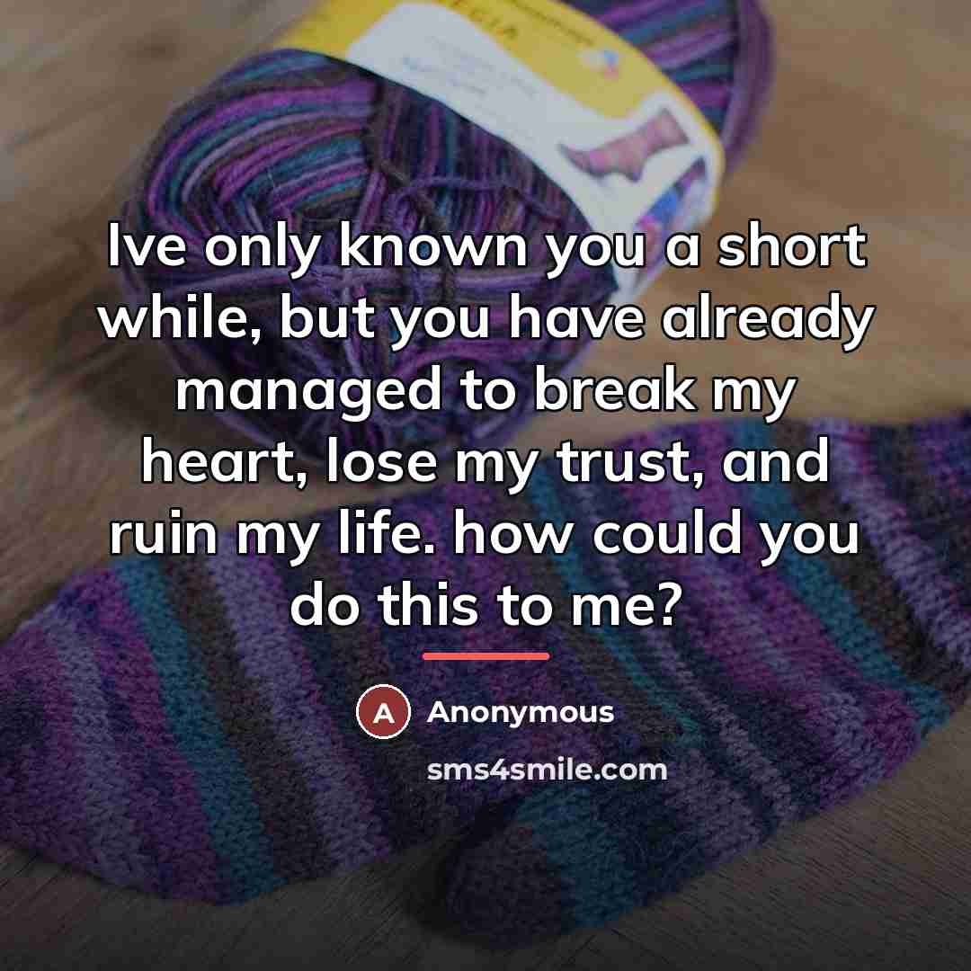 “Ive only known you a short while, but you have…” quote by Anonymous